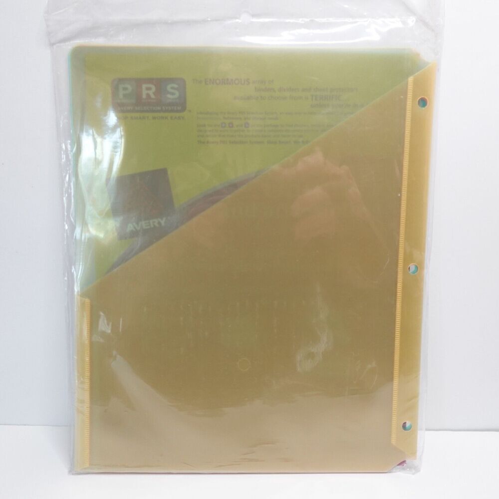 Avery Assorted Binder Pockets 5 Pack - Picture 2 of 2